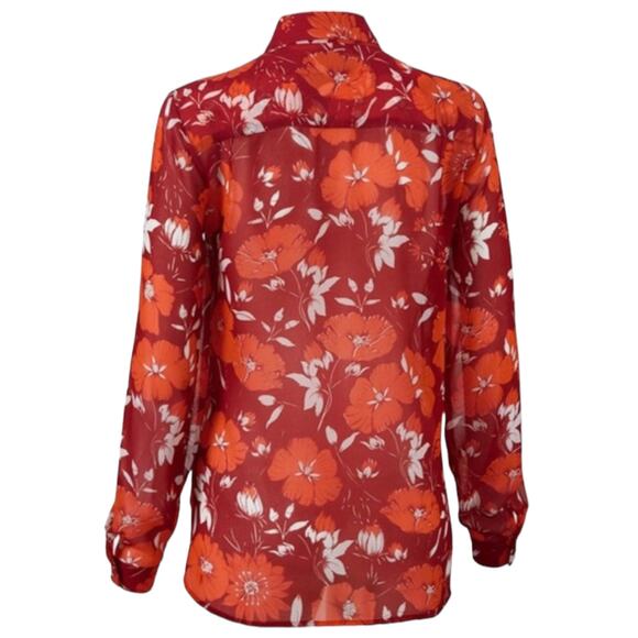 CAbi Hothouse Blouse (Style #3766) - Scarlet Flower - Medium - Picture 11 of 15